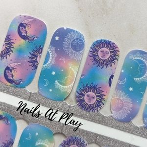 5 for $15 Nail Wraps- Sun & Moon